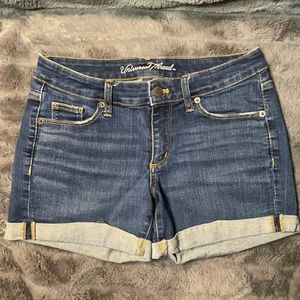Universal thread jean shorts